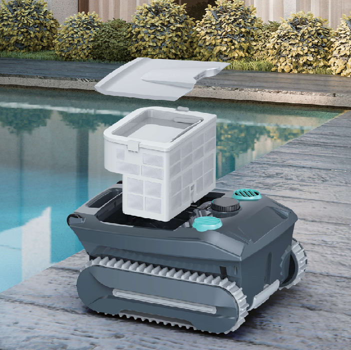 Still troubled by pool cleaning? This pool cleaning robot is simply a "cleaning guard" for your pool!